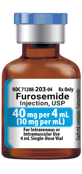 Furosemide Injection, USP 40 mg per 4 mL